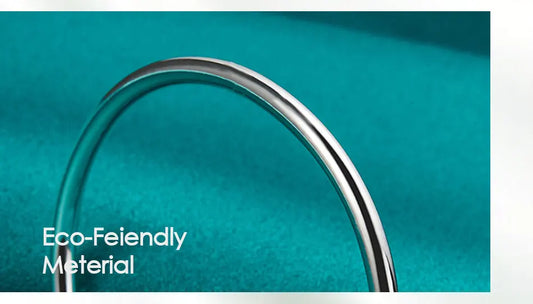 925 Sterling Silver 4mm Smooth Solid Bead Bracelet Cufflinks Bangles For Women Man Wedding Engagement Party Jewelry