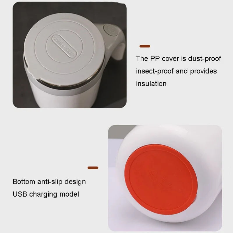 The New Fully Automatic Mixing Mug Is Kept Warm Practical Rechargeable The Style Is Novel and The Wireless Coffee Cup