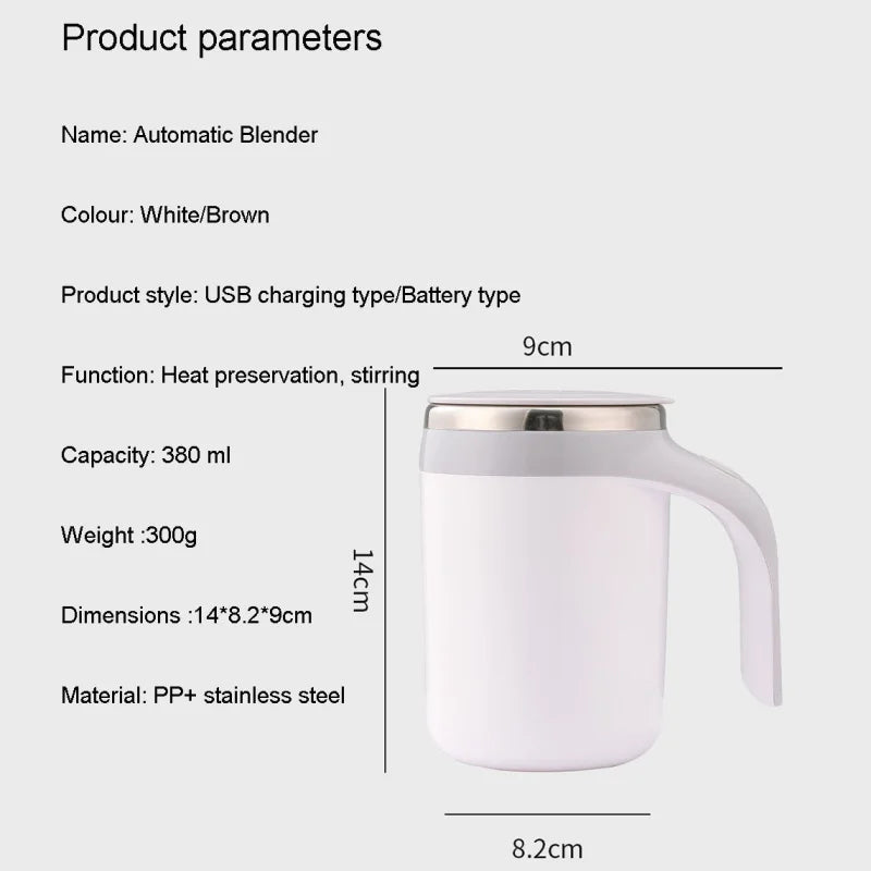 The New Fully Automatic Mixing Mug Is Kept Warm Practical Rechargeable The Style Is Novel and The Wireless Coffee Cup