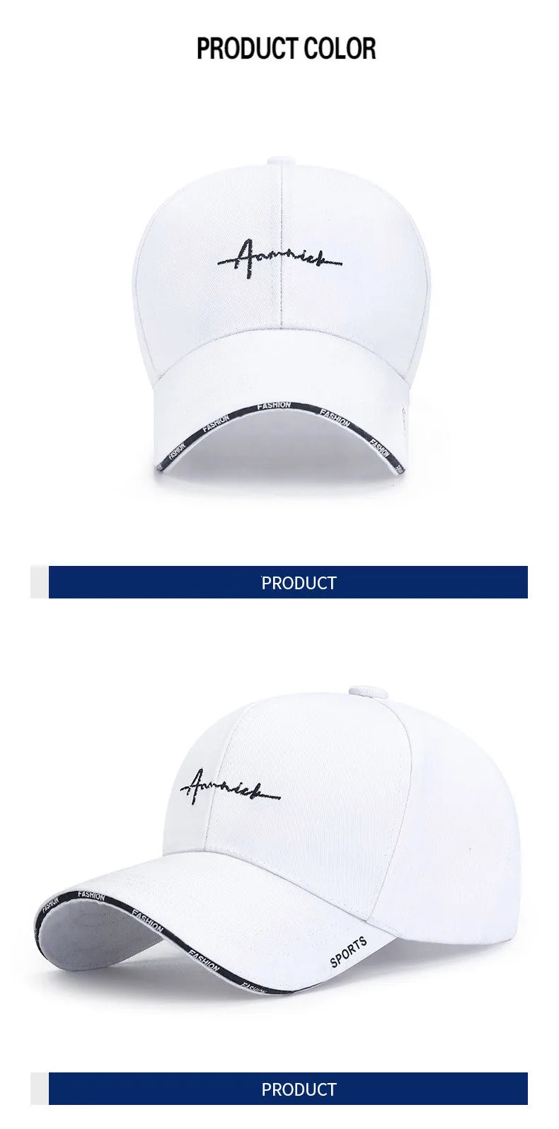 Hat Women's Korean Version Letter Embroidery Cap Baseball Cap Internet Celebrity Sports Breathable Hat Sun Hat