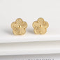 Hot Sale Stainless Steel Five Laef Flower Clover Bracelet Jewelry Set Necklace Earrings For Woman Daily Wear Brand Jewelry